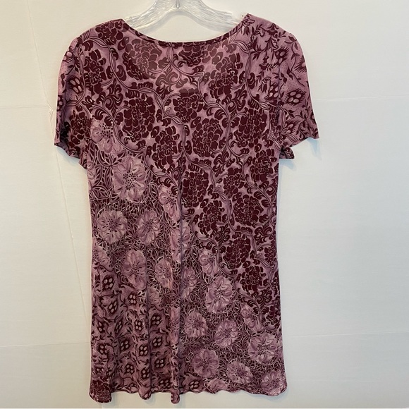 Carole Little | Dresses | Burgundy/Wine Midi Dress Sz 10 - Picture 2 of 7